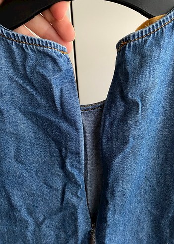 Allday marka kadın  tesettür Kot Elbise - Görsel 8