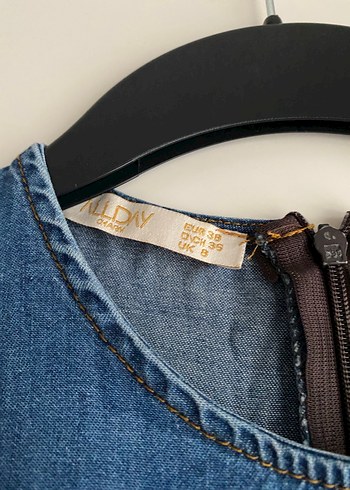 Allday marka kadın  tesettür Kot Elbise - Görsel 4