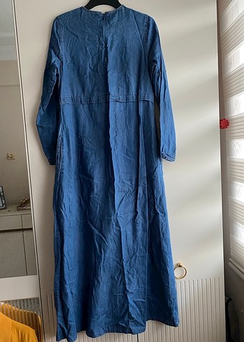 Allday marka kadın  tesettür Kot Elbise - Görsel 5