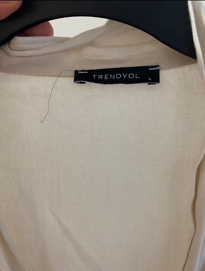 Trendyol Bej Püsküllü Uzun Kollu Kimono - Görsel 5