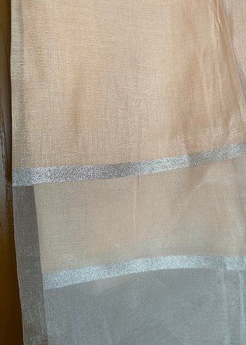 Somon gümüş renkte özel gün şalı - Görsel 2