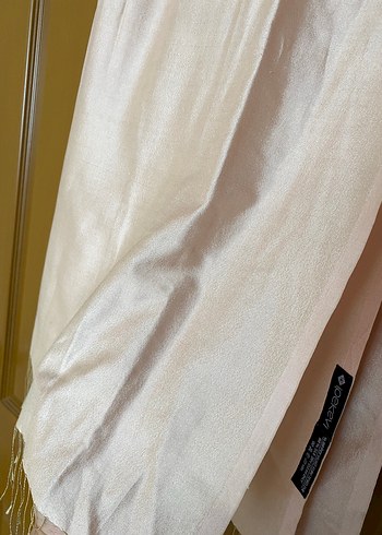 Ipekevi marka %100 ipek pudra şal - Görsel 4