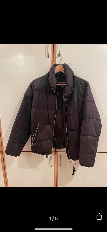 Pull&Bear Siyah Mont