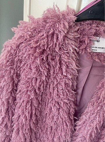 s Beden BERSHKA PEMBE KÜRK