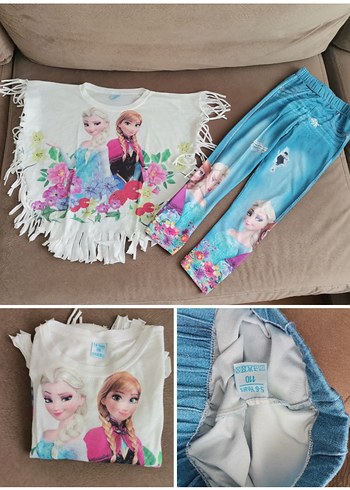 Elsa kız çocuk takım