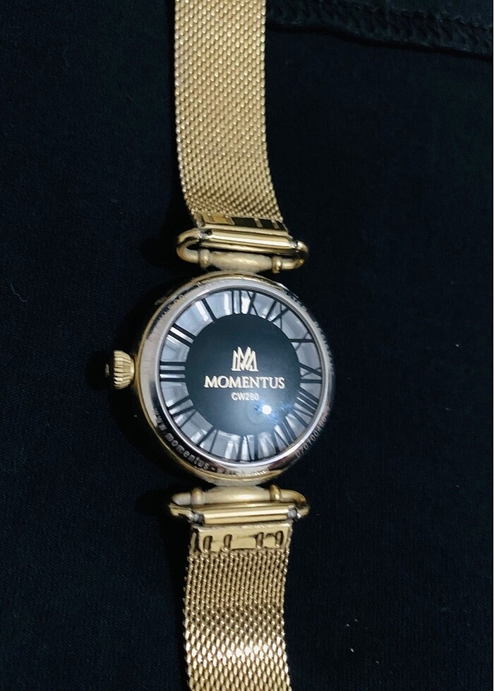 Momentus Altın Renkli Klasik Kol Saati (Orijinal ? Kutulu) - Görsel 4