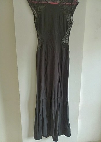 Siyah Uzun Gotik Elbise
