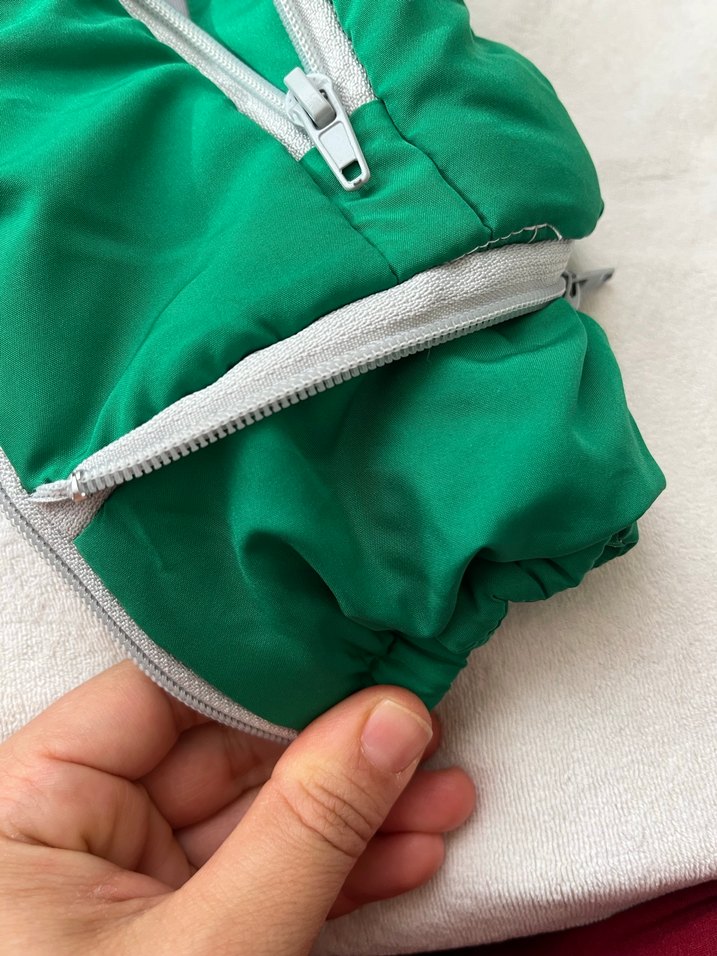 Yeşil Fermuarlı Bebek Tulumu - Görsel 4