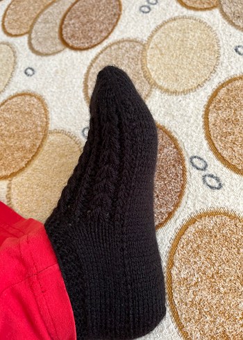 Çeyizlik Örgü Ev Patik - Görsel 2