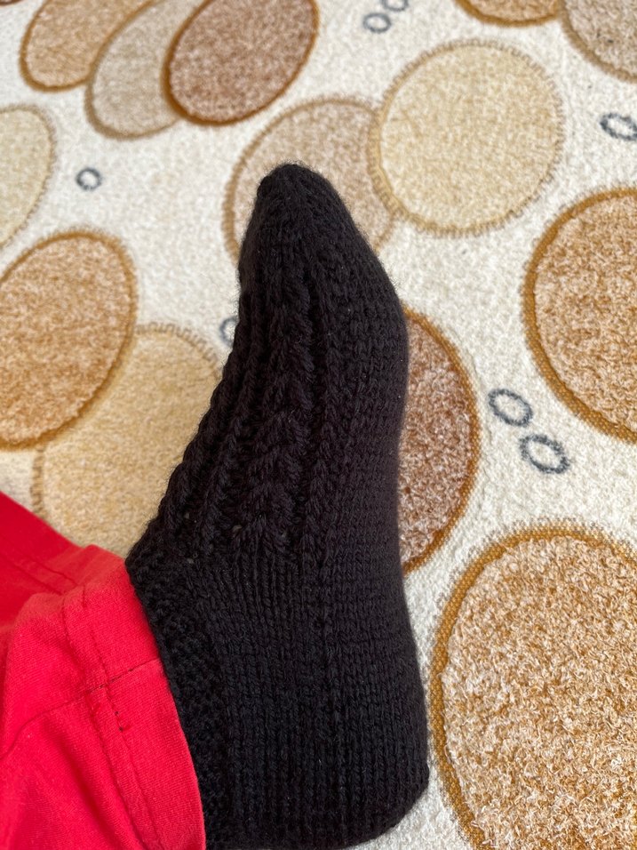 Çeyizlik Örgü Ev Patik - Görsel 2