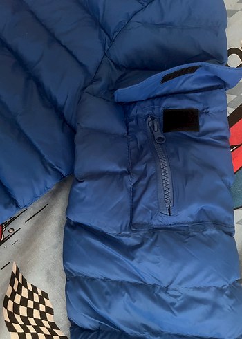 Erkek Mavi Fermuarlı Mont - Görsel 6