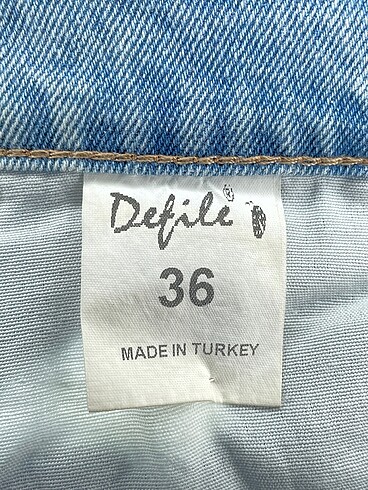 36 Beden mavi Renk Diğer Mini Şort p İndirimli.