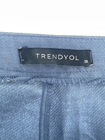 36 Beden mavi Renk Trendyol & Milla Mini Şort %70 İndirimli.