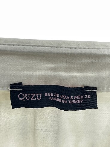 36 Beden beyaz Renk Quzu Gömlek %70 İndirimli.