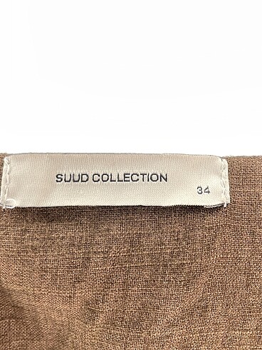 34 Beden haki Renk Suud Collection Uzun Elbise %70 İndirimli.