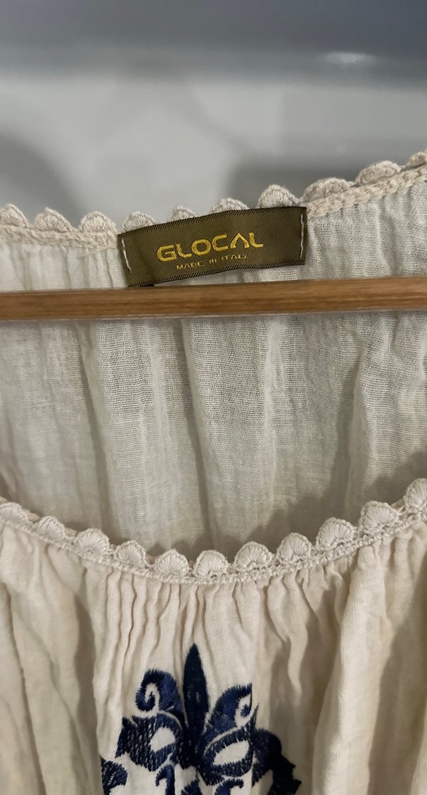 Glocal/ İtalyan marka,işlemeli,çok şık bulüz - Görsel 3