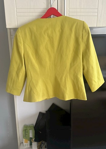 Sarı Kadın Blazer Ceket - Görsel 3