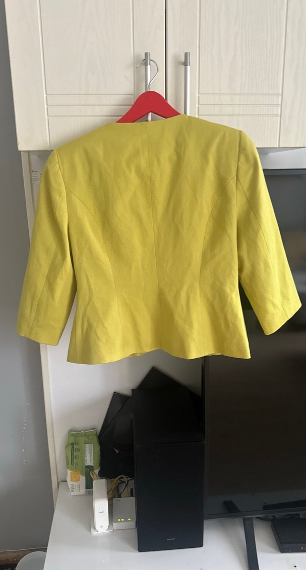 Sarı Kadın Blazer Ceket - Görsel 3