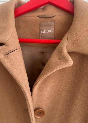 YARGICI marka Düğmeli Camel Renk palto - Görsel 3