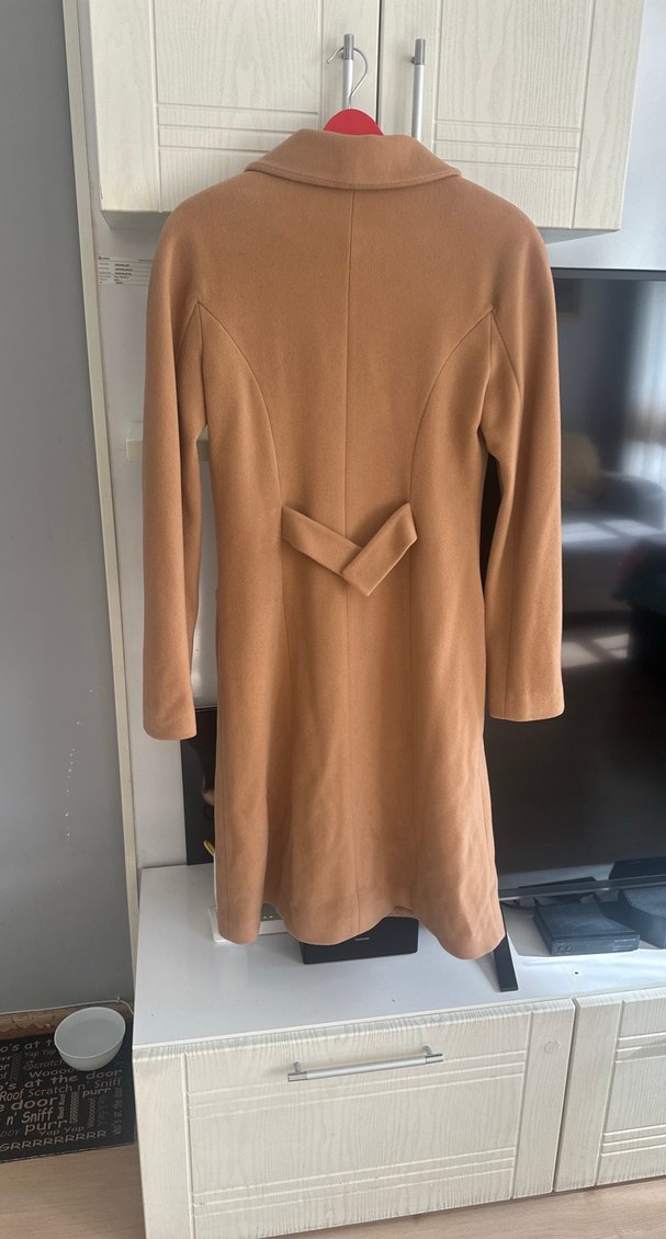 YARGICI marka Düğmeli Camel Renk palto - Görsel 2