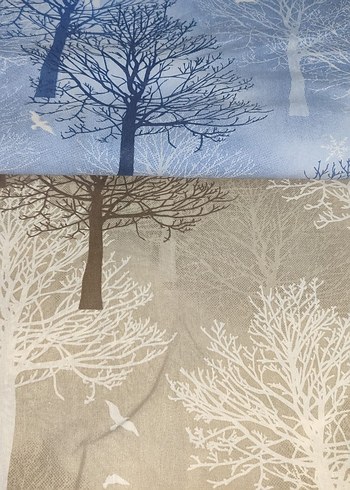 Ağaç Desenli çift kişilik 2 adet Nevresim takımı - Görsel 5