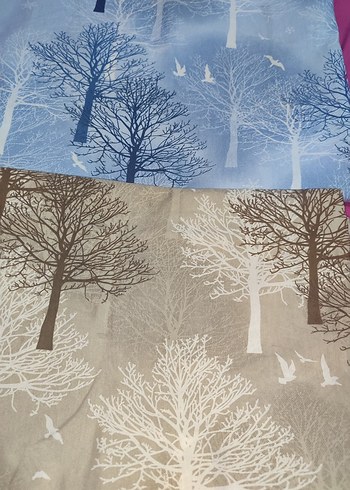 Ağaç Desenli çift kişilik 2 adet Nevresim takımı - Görsel 6