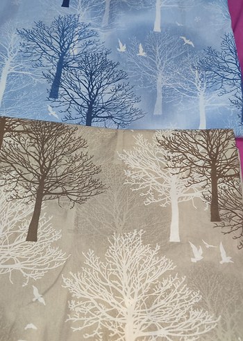 Ağaç Desenli çift kişilik 2 adet Nevresim takımı - Görsel 3