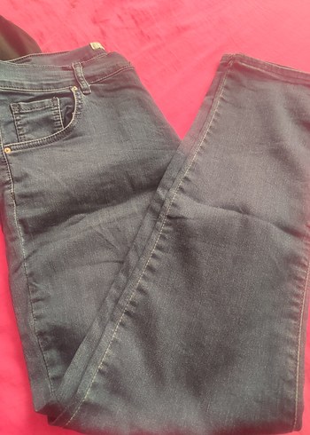 Gri erkek Denim Pantolon Velcro Detaylı - Görsel 4