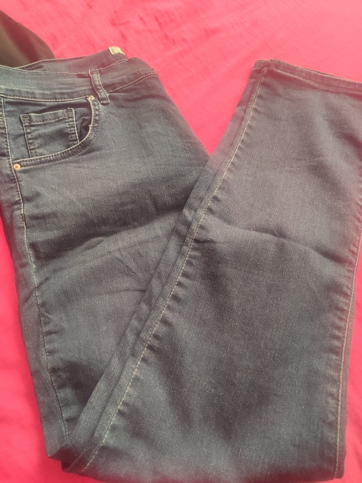 Gri erkek Denim Pantolon Velcro Detaylı - Görsel 4