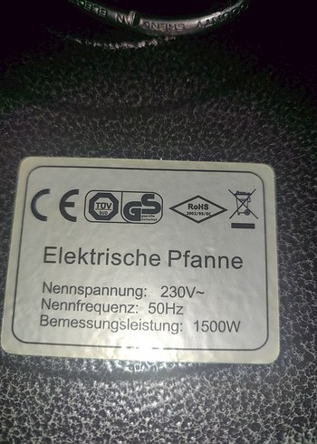 Gri Elektrikli Tava ve Cam Kapak - Görsel 11