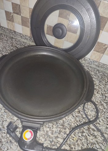 Gri Elektrikli Tava ve Cam Kapak - Görsel 5