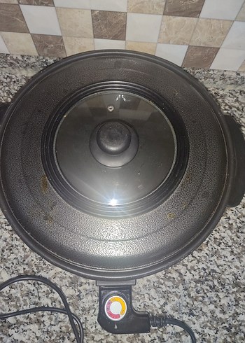 Gri Elektrikli Tava ve Cam Kapak - Görsel 10