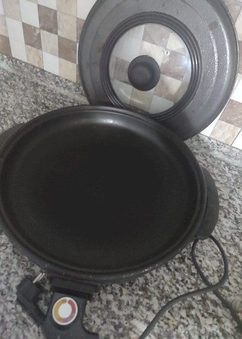 Gri Elektrikli Tava ve Cam Kapak - Görsel 7