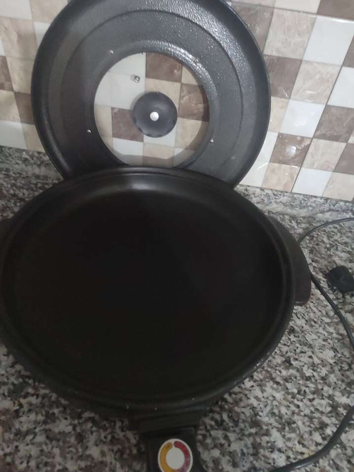 Gri Elektrikli Tava ve Cam Kapak - Görsel 3