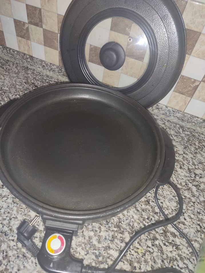 Gri Elektrikli Tava ve Cam Kapak - Görsel 5