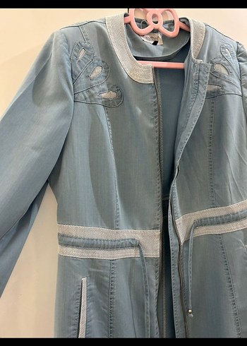 Uzun Kot bağcıklı Kadın pardüsü - Görsel 4