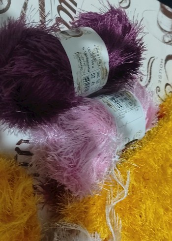 Renkli Tüylü lif siparişi yapılır - Görsel 7