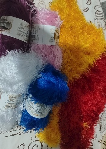 Renkli Tüylü lif siparişi yapılır - Görsel 10
