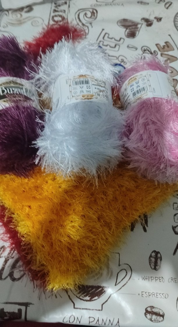 Renkli Tüylü lif siparişi yapılır - Görsel 2