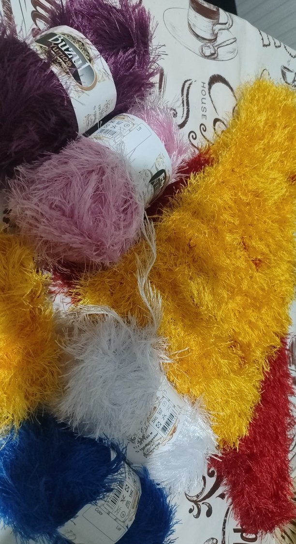 Renkli Tüylü lif siparişi yapılır - Görsel 5