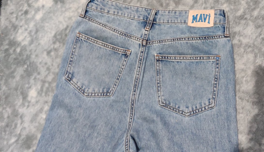 Happy Real Blue Gölgeli Indigo Mavisi Jean Pantolon - Görsel 3