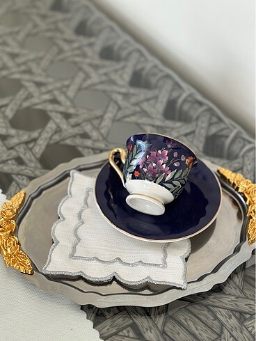Zara Home Kahve Sunum Peçetesi 6lı