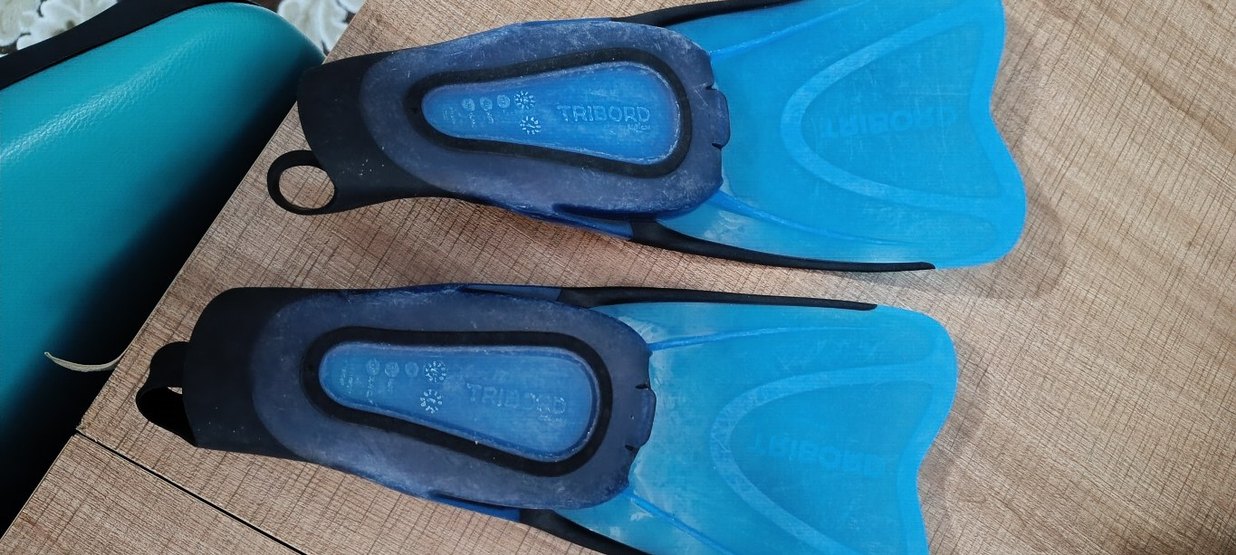 Mavi Su Ayakkabısı Velcro Bantlı - Görsel 2