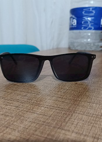 unisex avva marka Şeffaf Gri Minimalist  Güneş Gözlüğü - Görsel 4