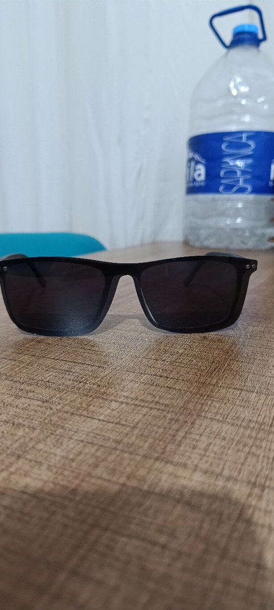 unisex avva marka Şeffaf Gri Minimalist  Güneş Gözlüğü - Görsel 4