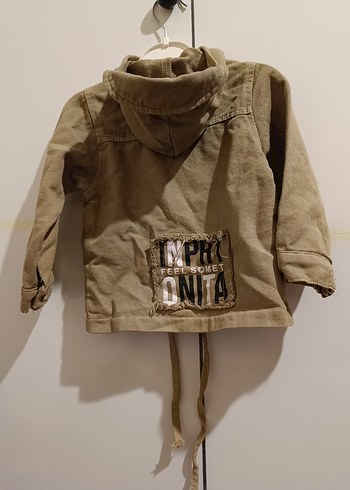 Kemerli Bej Erkek Çocuk Ceket - Görsel 8