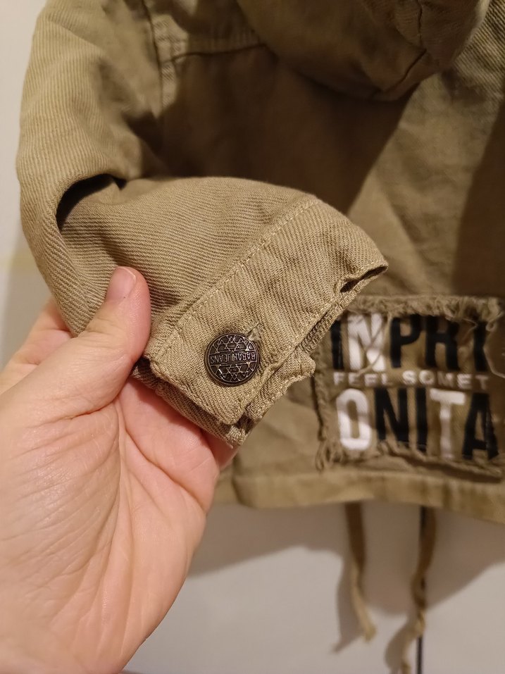 Kemerli Bej Erkek Çocuk Ceket - Görsel 5