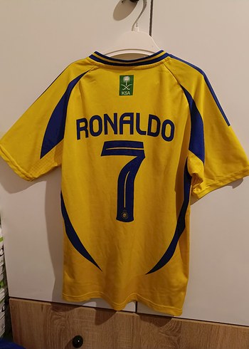 Sarı Erkek Kısa Kollu Spor Forma - Görsel 4