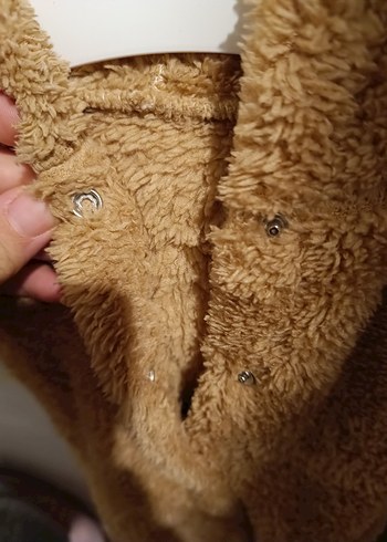 Kahverengi Kürklü Bebek Tulumu - Görsel 4