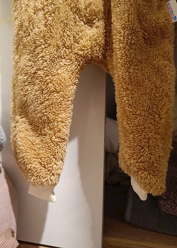 Kahverengi Kürklü Bebek Tulumu - Görsel 3